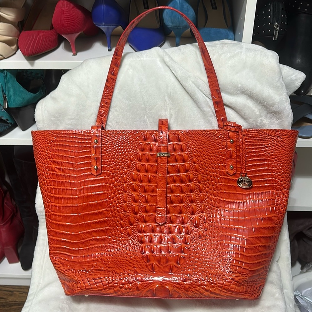 Brahmin All Day Tote-Amaryllis